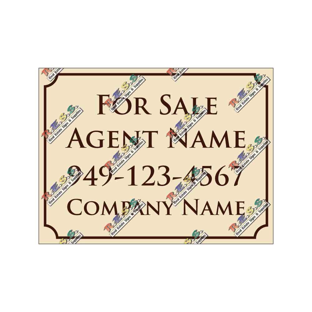 Rolling Hills - Listing Sign - R.E.S.S. - Real Estate Signs & Services