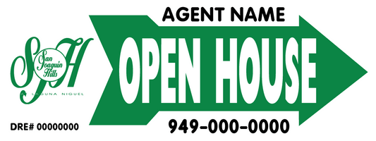 San Joaquin Hills - Open House Signs - R.E.S.S. - Real Estate Signs & Services