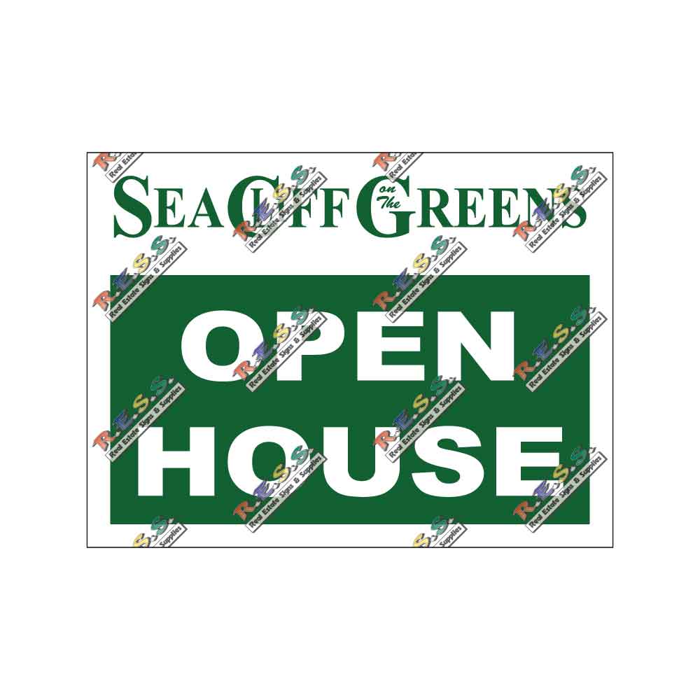 Sea Cliff on the Green - Open House Signs - R.E.S.S. - Real Estate Signs & Services