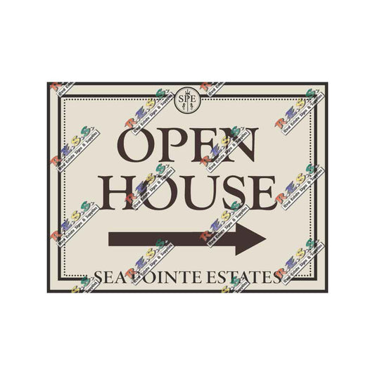 Sea Pointe Estates - Open House Signs | 24x18 - R.E.S.S. - Real Estate Signs & Services