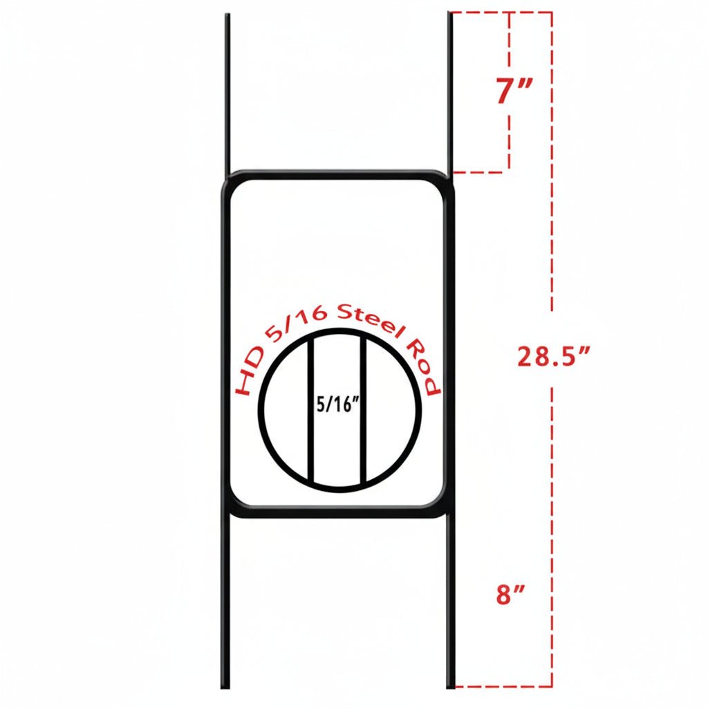 Stake - 30" Short H Stake - Coroplast