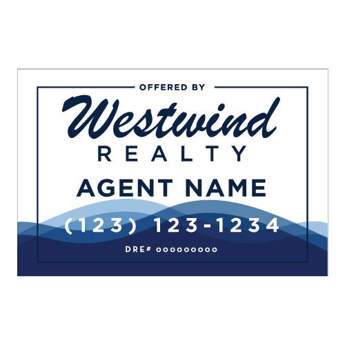 Westwind Realty Listing Sign 24" x 36"