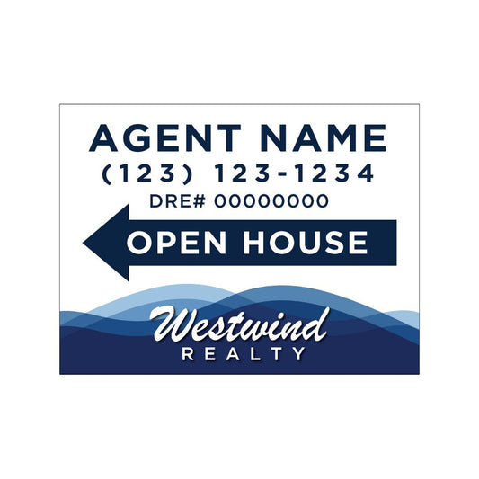 Westwind Realty - Open House Signs | 24x18 - R.E.S.S. - Real Estate Signs & Services