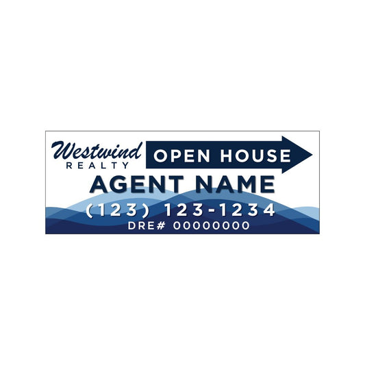 Westwind Realty - Open House Signs | 24x9 - R.E.S.S. - Real Estate Signs & Services