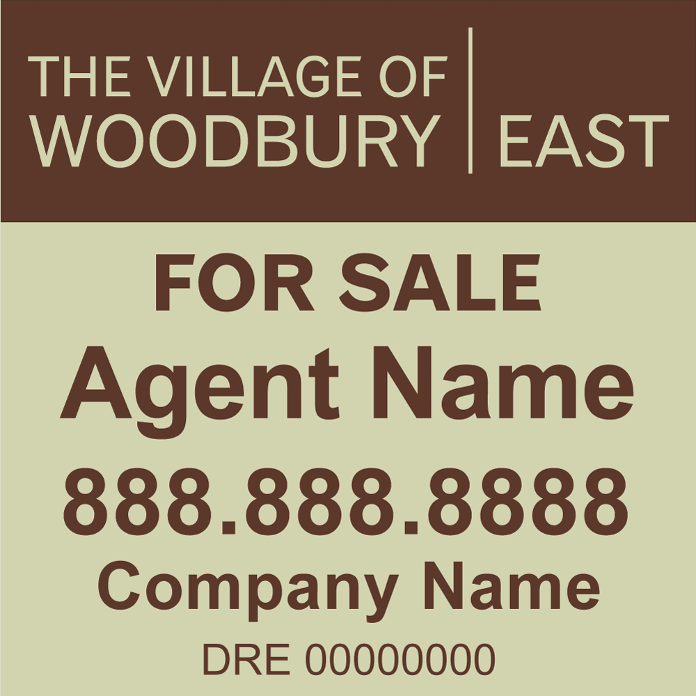 Woodbury East - Listing Sign - R.E.S.S. - Real Estate Signs & Services