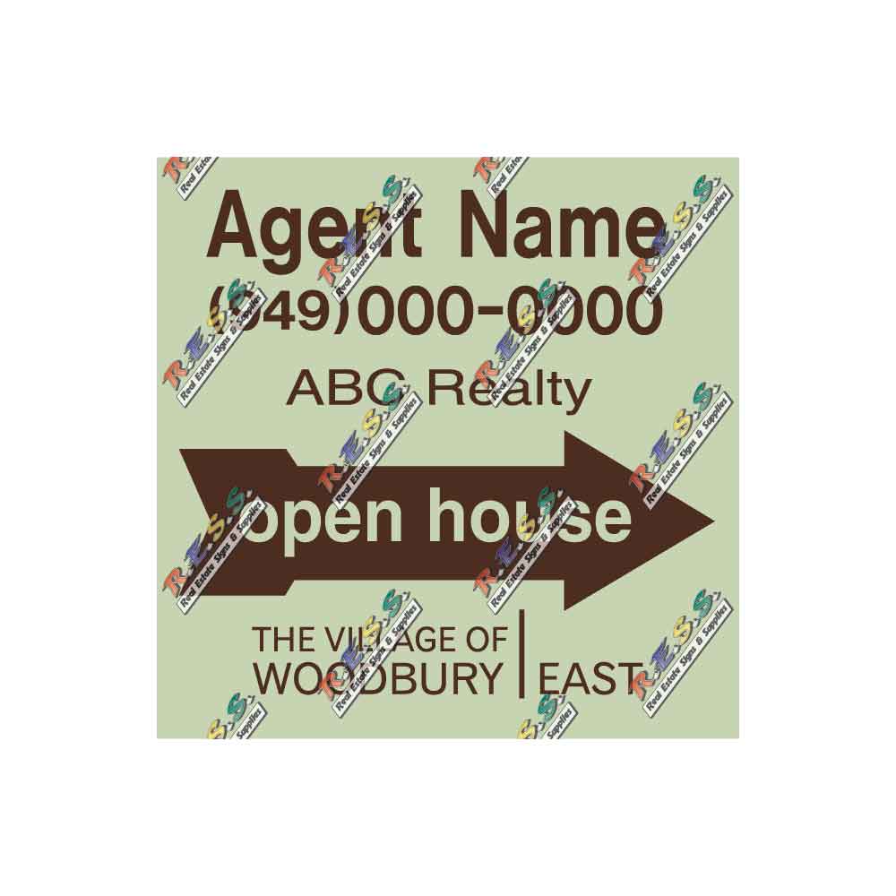 Woodbury East - Open House Signs - R.E.S.S. - Real Estate Signs & Services