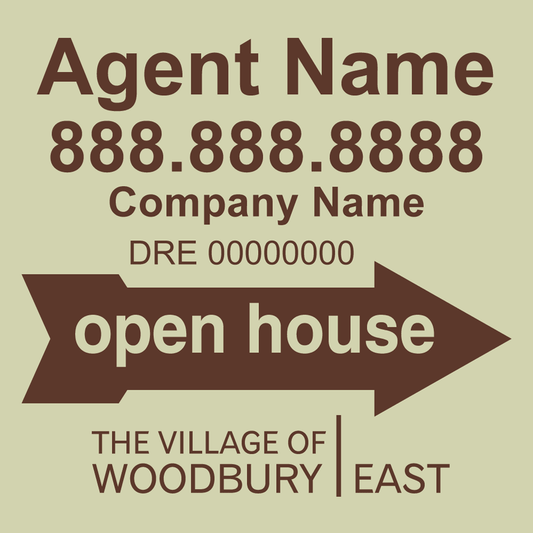 Woodbury East - Open House Signs - R.E.S.S. - Real Estate Signs & Services